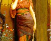 At the Garden Door - 约翰·威廉·格维得